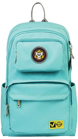 Рюкзак BRAUBERG LIGHT молодежный, с отделением для ноутбука, нагрудный ремешок, мятный, 47х31х13 см, 227077