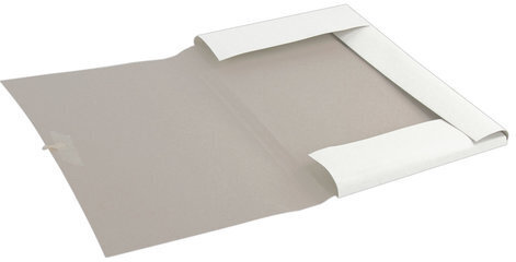 Папка для бумаг с завязками картонная мелованная BRAUBERG, 440 г/м2, до 200 листов, 110925