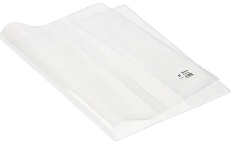 Обложка ПЭ 210х350 мм для тетрадей и дневников, ПИФАГОР, С ЗАКЛАДКОЙ, 140 мкм, штрих-код, 229370