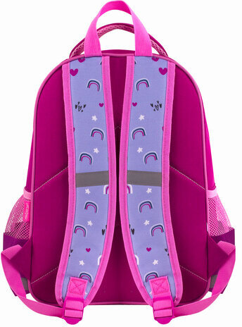 Рюкзак ПИФАГОР SCHOOL для начальной школы, Funny bunnies, 38х28х14 см, 229993