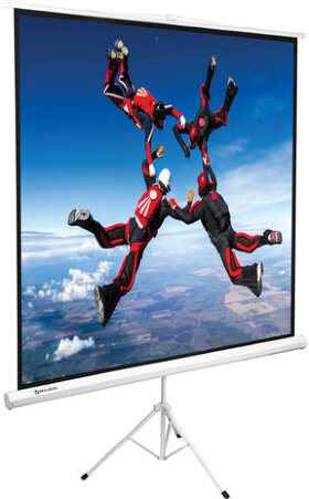 Экран проекционный на треноге (180х180 см), матовый, 1:1, BRAUBERG &quot;TRIPOD&quot;, 236730