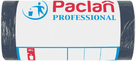 Мешки для мусора 35 л, черные, в рулоне 50 шт., ПНД, 6,2 мкм, 50х60 см, PACLAN &quot;Professional&quot;, 40303