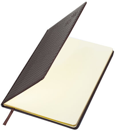 Еженедельник датированный 2023 БОЛЬШОЙ ФОРМАТ 210х297 мм А4, BRAUBERG "Comodo", коричневый, 113937