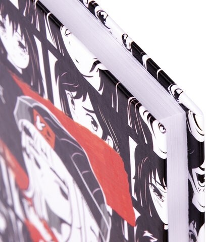 Блокнот МАЛЫЙ ФОРМАТ (110х147 мм), А6, 80 л., твёрдый, клетка, STAFF, "Аниме", 114436