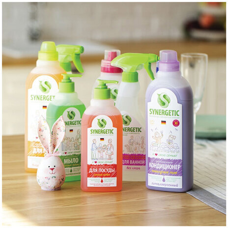 Средство для удаления ржавчины и известкового налета 1 л SYNERGETIC, биоразлагаемое, гель, 104100