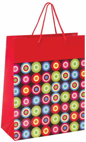 Пакет подарочный 26x12,7x32,4 см, ЗОЛОТАЯ СКАЗКА &quot;Калейдоскоп&quot;, ламинированный, 606604