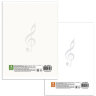 Тетрадь для нот А4, 8 л., BRAUBERG обложка мелованный картон, вертикальная, "Зверята" (2 вида), 125414