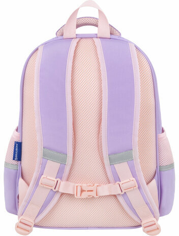 Рюкзак BRAUBERG SNAP, 2 отделения, 3 кармана, "Delicate lilac", 39х28х16 см, 272068