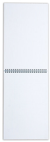 Блокнот БОЛЬШОЙ ФОРМАТ (200х290 мм) А4, 80 л., гребень, картон, жесткая подложка, клетка, BRAUBERG, "City", 129805