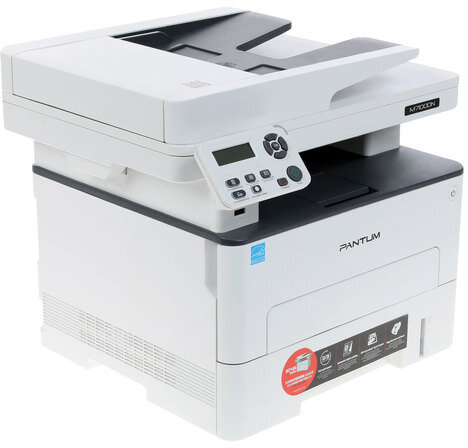 МФУ лазерное PANTUM M7100DN "3 в 1", А4, 33 стр./мин., 60000 стр./мес., ДУПЛЕКС, АПД, сетевая карта