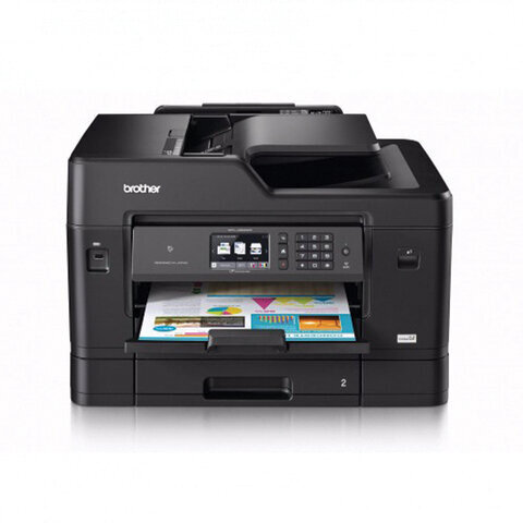МФУ струйное BROTHER MFC-J3930DW "4 в 1" А3, 22 стр./мин, 4800х1200, ДУПЛЕКС, ДАПД, Wi-Fi, NFC, сетевая карта, MFCJ3930DWR1