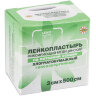 Лейкопластырь медицинский фиксирующий в рулоне LEIKO 3х500 см, на нетканой хлопчатобумажной основе, в картонной коробке, 531728