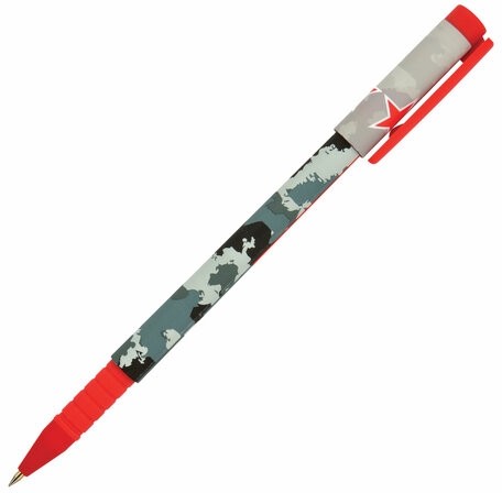 Ручка шариковая BRUNO VISCONTI FunWrite, СИНЯЯ, "Military blue", узел 0,5 мм, линия письма 0,3 мм, 20-0212/17