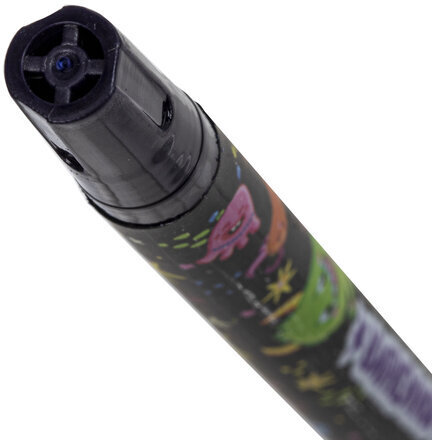 Ручка шариковая ЮНЛАНДИЯ "CUTE MONSTER", синяя, SOFT TOUCH покрытие, узел 0,7 мм, линия письма 0,35 мм, 143730