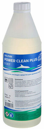 Антискотч для удаления маркера, краски, этикеток Dolphin Power Clean Plus, 1 л, D007-1