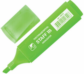 Текстовыделитель STAFF &quot;EVERYDAY HL-728&quot;, ЗЕЛЕНЫЙ, линия 1-5 мм, 150727