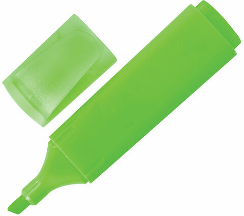 Текстовыделитель STAFF "EVERYDAY HL-728", ЗЕЛЕНЫЙ, линия 1-5 мм, 150727