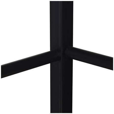 Стол на металлокаркасе BRABIX "LOFT CD-005", 1200х520х1200 мм, 3 полки, цвет морёный дуб, 641221