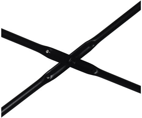 Стол на металлокаркасе BRABIX "LOFT CD-005", 1200х520х1200 мм, 3 полки, цвет морёный дуб, 641221