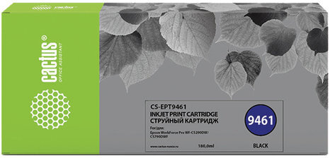 Картридж струйный CACTUS (CS-EPT9461) для Epson WF-C5290DW/WF-C5790DW, черный