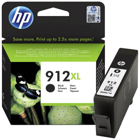 Картридж струйный HP (3YL84AE) для HP OfficeJet Pro 8023, №912XL черный, ресурс 825 страниц, оригинальный