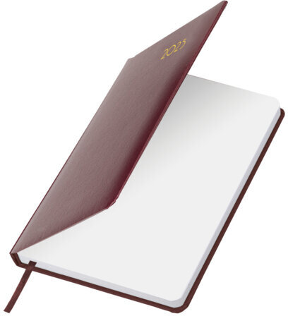 Ежедневник датированный 2025 А5 138x213 мм BRAUBERG "Select", балакрон, бордовый, 115810