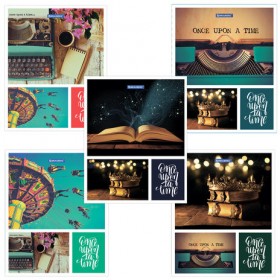 Тетрадь А5, 48 л., BRAUBERG, линия, обложка картон, ВИНТАЖ, 403030