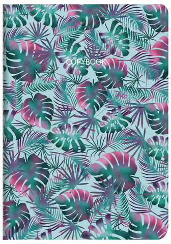 Тетрадь 40 л. в клетку обложка SoftTouch, бежевая бумага 70 г/м2, сшивка, А5 (147х210 мм), ЛИСТЬЯ, BRAUBERG, 403781