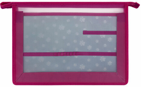 Папка для труда на молнии BRAUBERG А4, 2 отделения, органайзер, "Cat patches", 272211