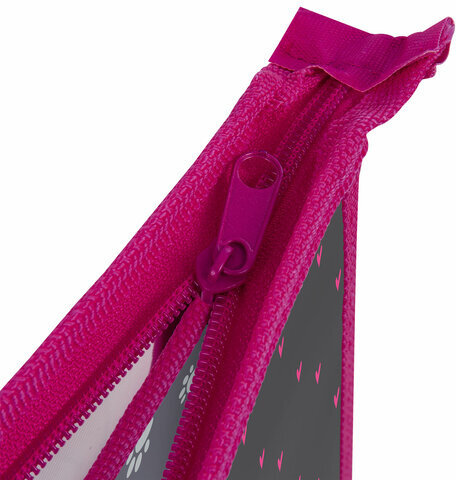 Папка для труда на молнии BRAUBERG А4, 2 отделения, органайзер, "Cat patches", 272211