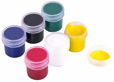 Гуашь BRAUBERG "МАГИЯ ЦВЕТА", 6 цветов по 20 мл, 190555