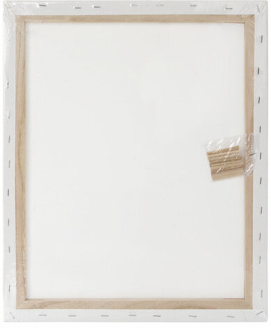 Холст на подрамнике BRAUBERG ART DEBUT, 40х50см, грунтованный, 100% хлопок, мелкое зерно, 191024