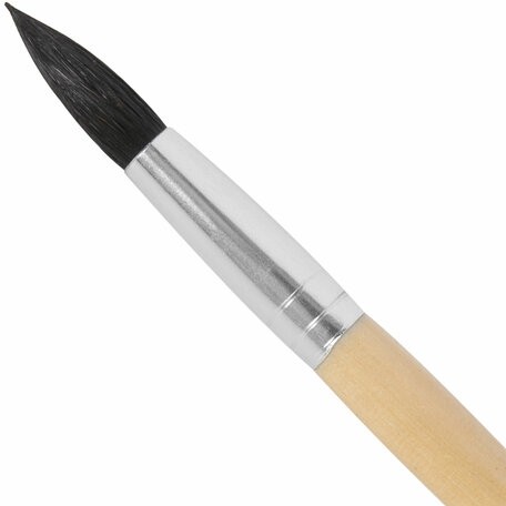 Кисть BRAUBERG, белка, круглая, № 8, 200185