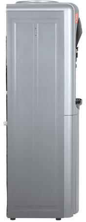 Кулер для воды AQUA WORK 16-LD/HLN, напольный, НАГРЕВ/ОХЛАЖДЕНИЕ ЭЛЕКТРОННОЕ, 2 крана, серебристый, 11366