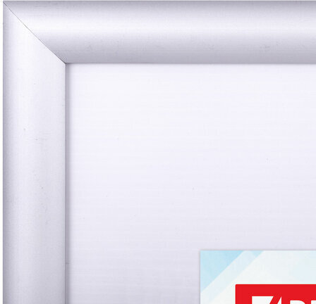 Рамка настенная с "клик"-профилем А3 (297х420 мм), алюминиевый профиль, BRAUBERG "Extra", 238221