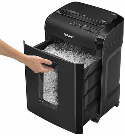 Уничтожитель (шредер) FELLOWES POWERSHRED 10M, 5 уровень секретности, фрагменты 2х15 м, FS-46306