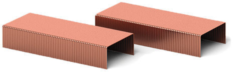 Скобы для степлера №24/6, 1000 штук, медное покрытие, ERICH KRAUSE, до 20 листов, 7143