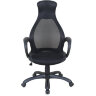 Кресло офисное BRABIX PREMIUM "Genesis EX-517", пластик черный, ткань/экокожа/сетка черная, 531574