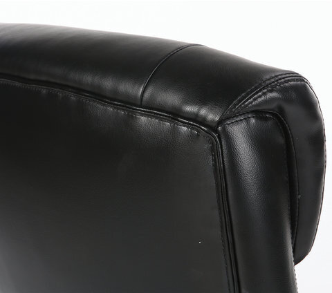 Кресло офисное BRABIX PREMIUM "Direct EX-580", хром, рециклированная кожа, черное, 531824