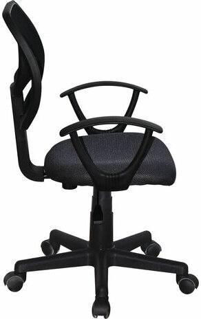 Кресло компактное BRABIX "Flip MG-305", ткань TW, серое/черное, 531951