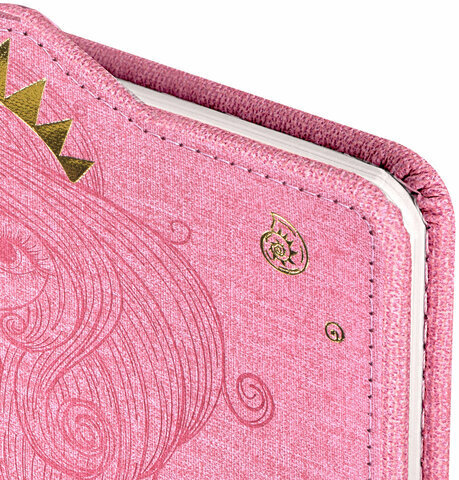 Дневник 1-4 класс 48 л., кожзам (твердая с поролоном), фигурный край, ЮНЛАНДИЯ, "РУСАЛКА", 105948