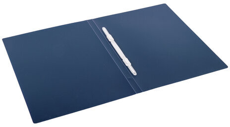 Папка с пластиковым скоросшивателем STAFF, синяя, до 100 листов, 0,5 мм, 229230