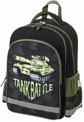 Рюкзак ПИФАГОР SCHOOL для начальной школы, Tank, 38х28х14 см, 229995