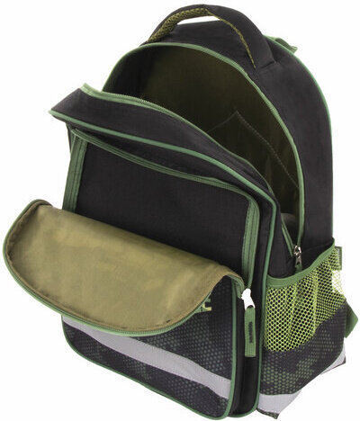 Рюкзак ПИФАГОР SCHOOL для начальной школы, Tank, 38х28х14 см, 229995