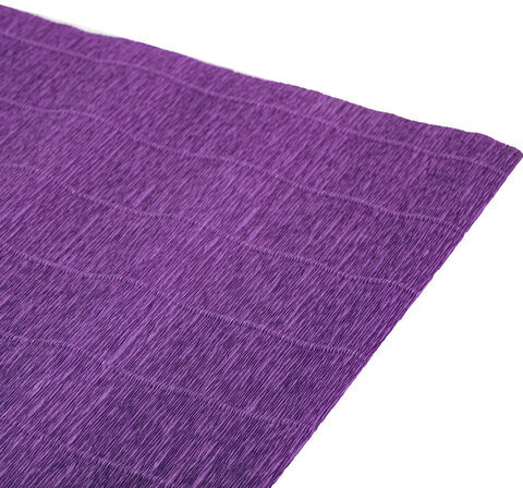 Бумага гофрированная/креповая (ИТАЛИЯ) 140 г/м2, 50х250 см, фиолетовая (993), BRAUBERG FIORE, 112588