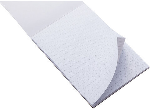 Блокнот А5 (146х205 мм) 50 л., склейка, ламинированная бумага, в точку, HATBER Premium, CATs, 50Б5лA9к