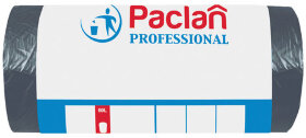 Мешки для мусора 60 л, черные, в рулоне 50 шт., ПНД, 6,2 мкм, 60х80 см, PACLAN &quot;Professional&quot;, 40401