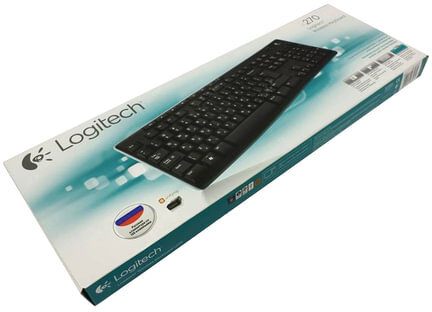 Клавиатура беспроводная LOGITECH K270, 104 клавиши + 8 дополнительных клавиш, мультимедийная, черная, 920-003757