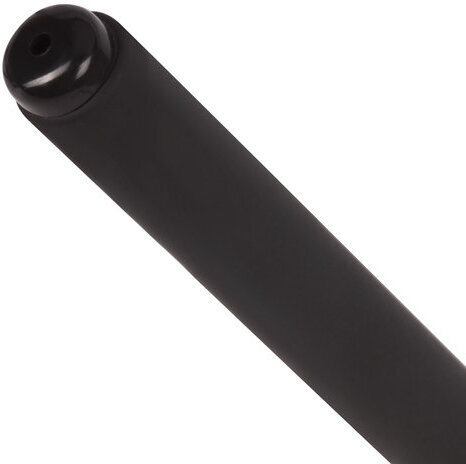 Ручка гелевая BRAUBERG "Matt Gel", ЧЕРНАЯ, корпус soft-touch, узел 0,5 мм, линия 0,35 мм, 142944
