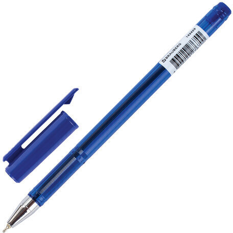 Ручка шариковая масляная BRAUBERG "PROFI-OIL TONE", СИНЯЯ, узел 0,7 мм, линия письма 0,35 мм, 143459